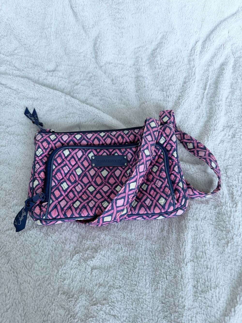 Vera Bradley Little Hipster Crossbody in Katalina Pink Diamonds